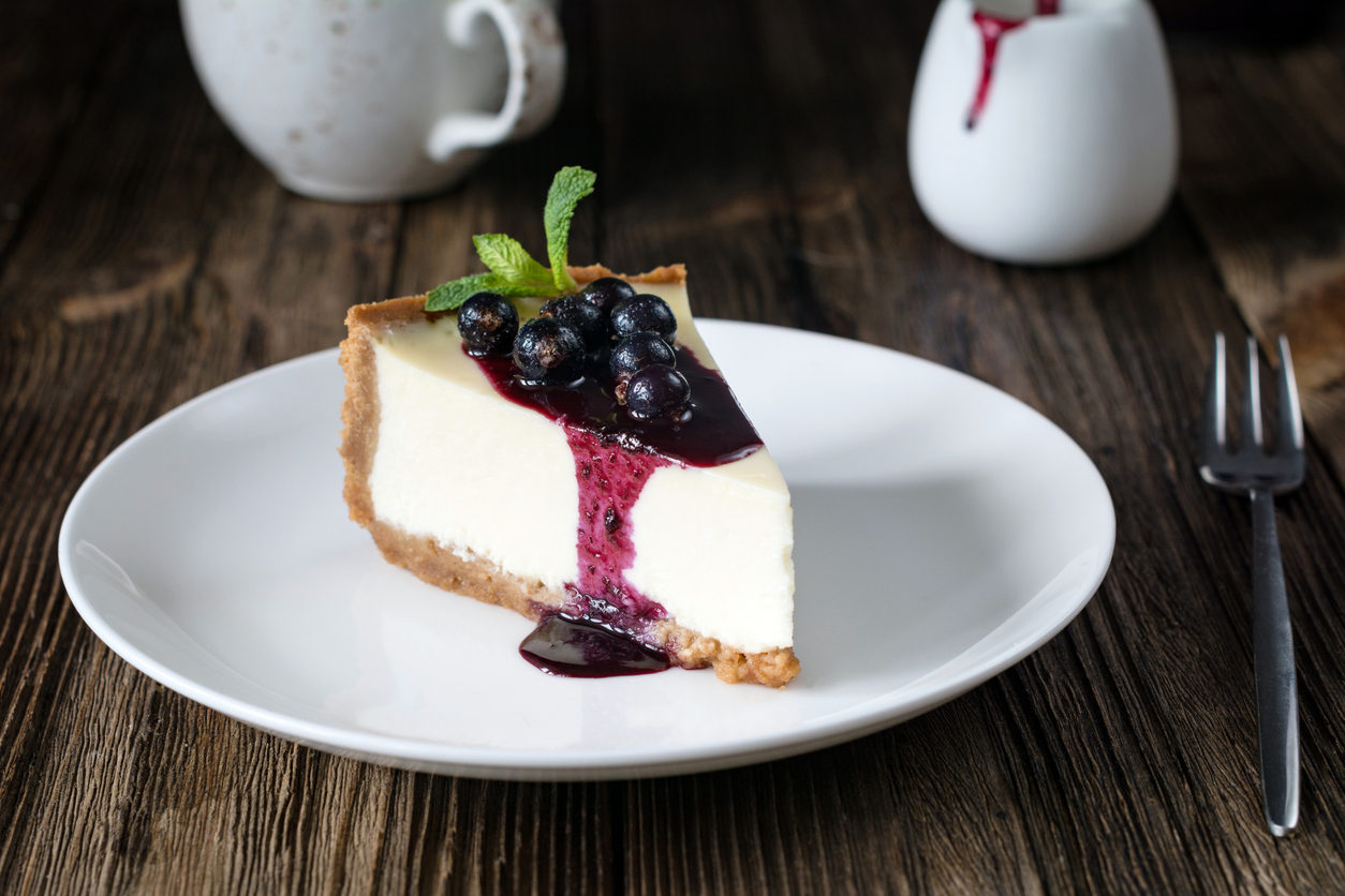 Rooh Nashville blueberry cheesecake dessert near airport and Grand Ole Opry